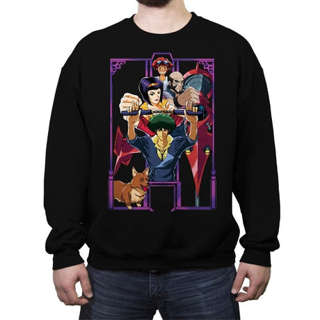 Enter the Bebop - Crew Neck Sweatshirt Crew Neck Sweatshirt RIPT Apparel Small / Black