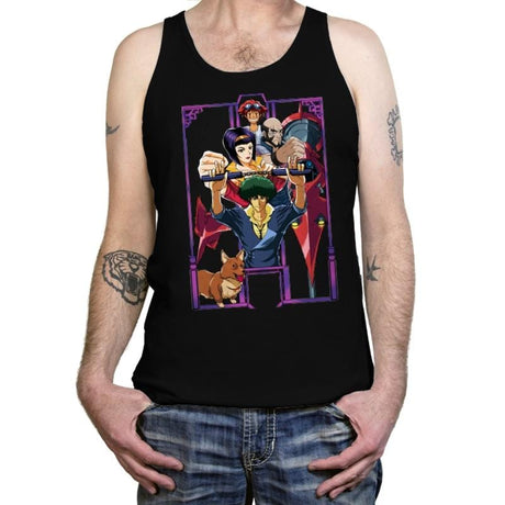 Enter the Bebop - Tanktop Tanktop RIPT Apparel X-Small / Black