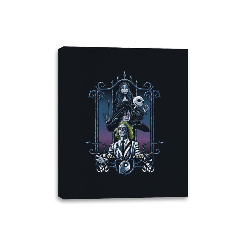 Enter The Burtons - Canvas Wraps Canvas Wraps RIPT Apparel 8x10 / Black