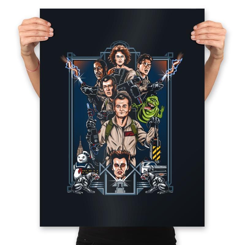 Enter the Busters - Prints Posters RIPT Apparel 18x24 / Black