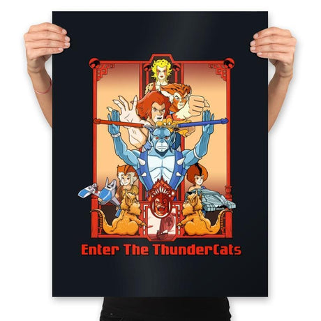 Enter The Cats - Anytime - Prints Posters RIPT Apparel 18x24 / Black