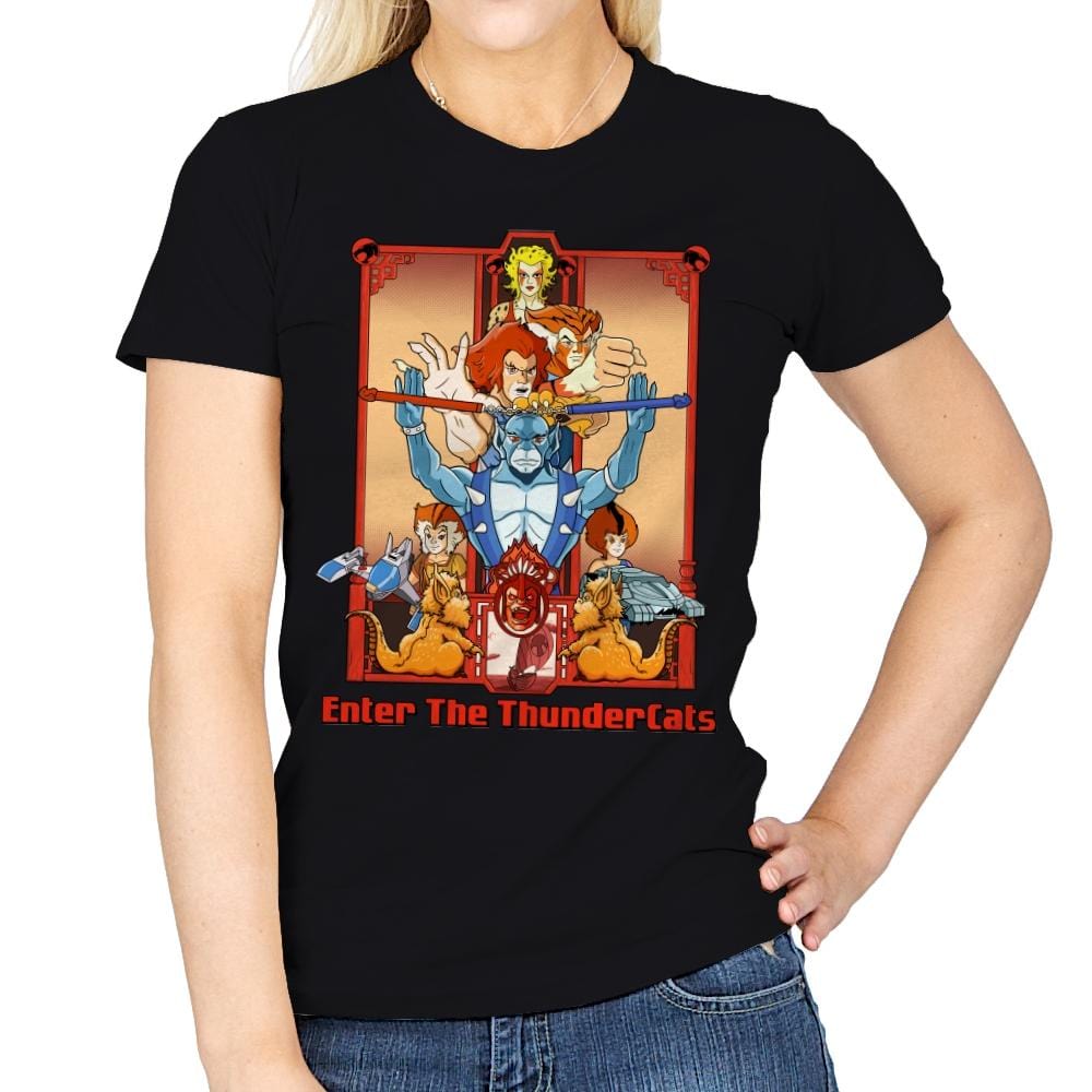 Enter The Cats - Anytime - Womens T-Shirts RIPT Apparel Small / Black