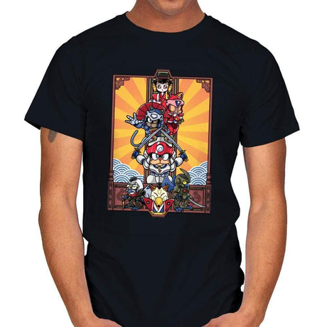 ENTER THE CATS  - Mens T-Shirts RIPT Apparel Small / Black