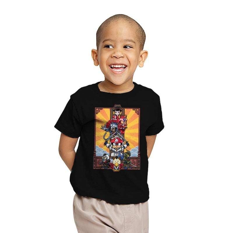 ENTER THE CATS  - Youth T-Shirts RIPT Apparel X-small / Black