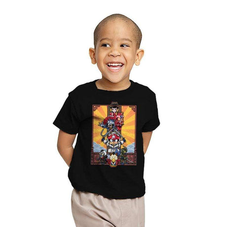 ENTER THE CATS  - Youth T-Shirts RIPT Apparel X-small / Black