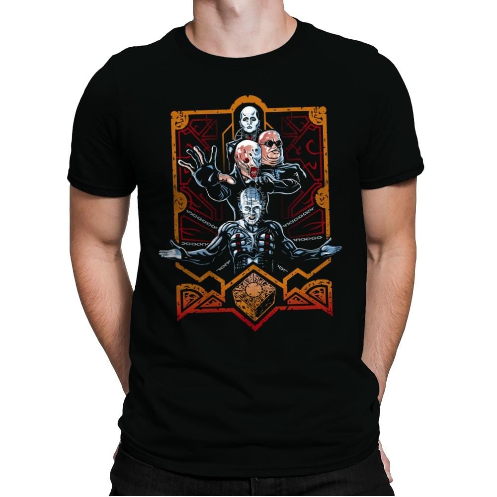 Enter the Cenobites - Mens Premium T-Shirts RIPT Apparel Small / Black