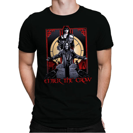 Enter the Crow - Mens Premium T-Shirts RIPT Apparel Small / Black