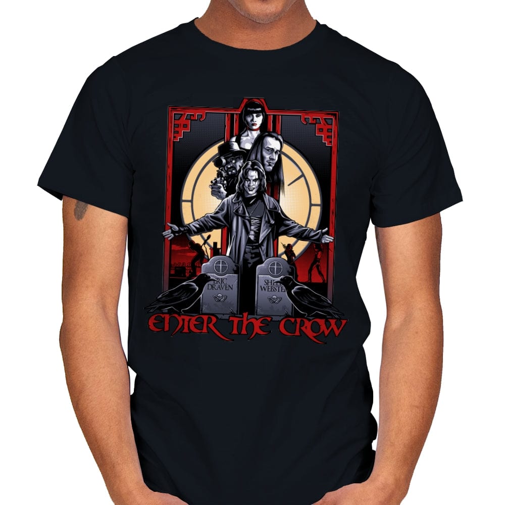 Enter the Crow - Mens T-Shirts RIPT Apparel Small / Black