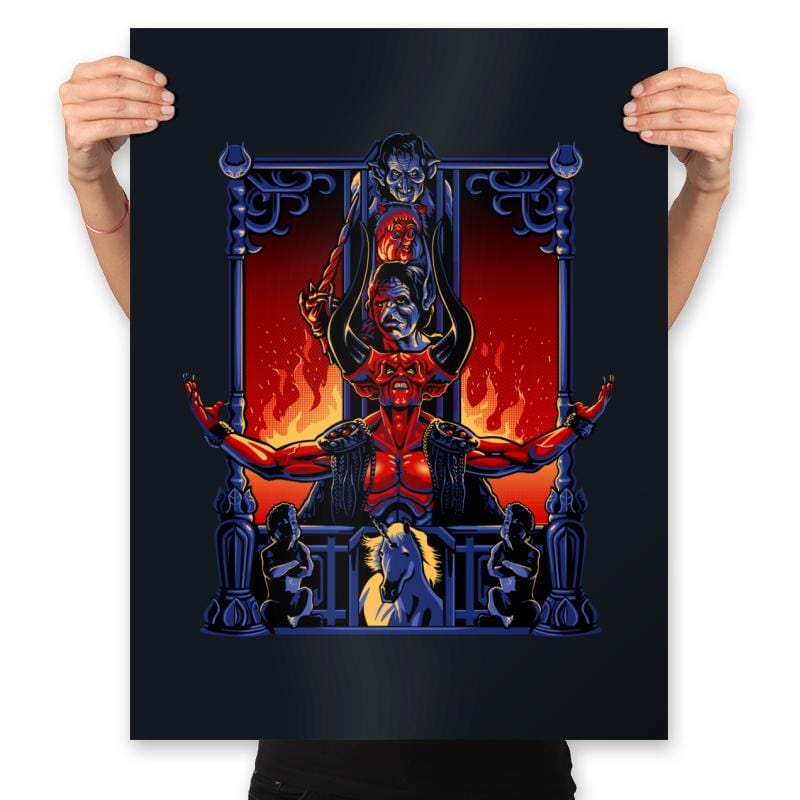 Enter the Darkness - Prints Posters RIPT Apparel 18x24 / Black