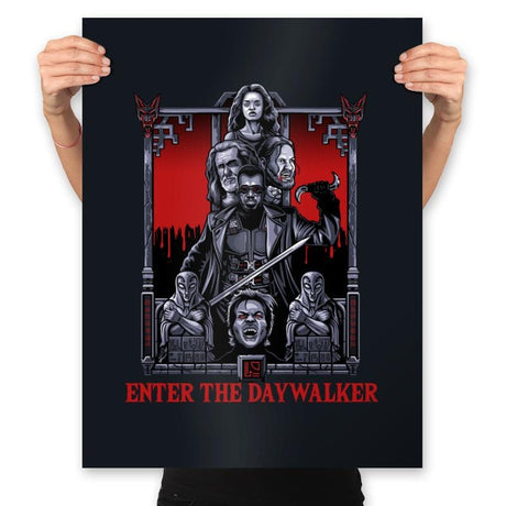 Enter the DayWalker - Prints Posters RIPT Apparel 18x24 / Black