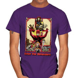 Enter the Defenders - Best Seller - Mens T-Shirts RIPT Apparel Small / Purple
