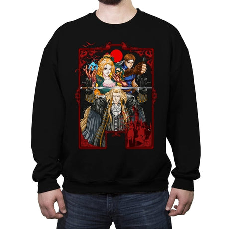 Enter the Dracula - Crew Neck Sweatshirt Crew Neck Sweatshirt RIPT Apparel Small / Black