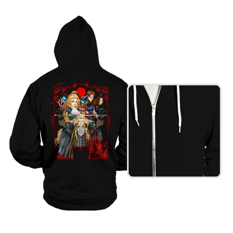 Enter the Dracula - Hoodies Hoodies RIPT Apparel Small / Black