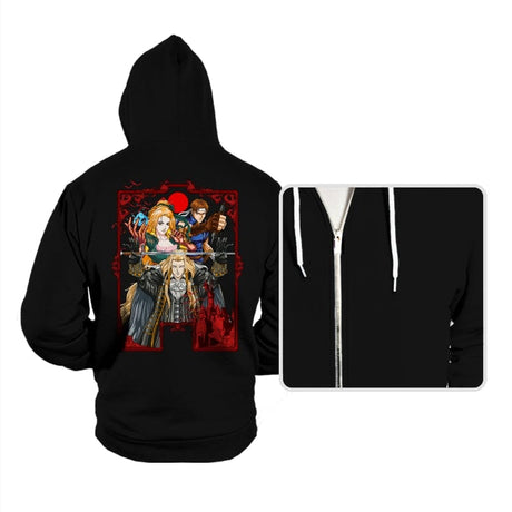 Enter the Dracula - Hoodies Hoodies RIPT Apparel Small / Black