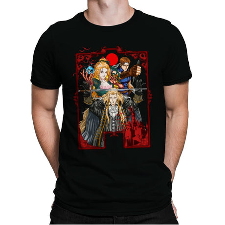 Enter the Dracula - Mens Premium T-Shirts RIPT Apparel Small / Black