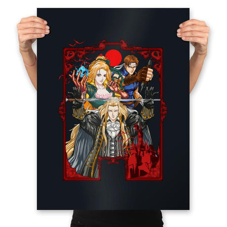 Enter the Dracula - Prints Posters RIPT Apparel 18x24 / Black