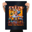 Enter The Masters - Prints Posters RIPT Apparel 18x24 / Black
