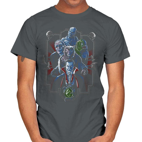 Enter the Monsters - Best Seller - Mens T-Shirts RIPT Apparel Small / Charcoal