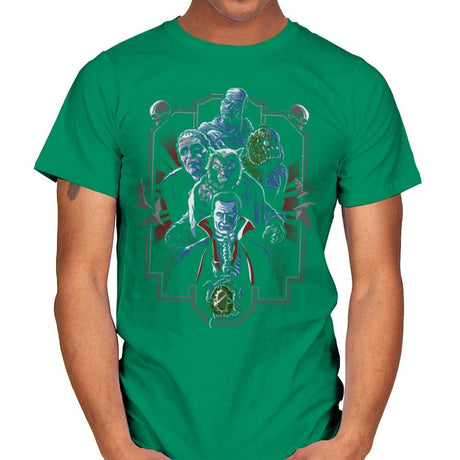 Enter the Monsters - Best Seller - Mens T-Shirts RIPT Apparel Small / Kelly