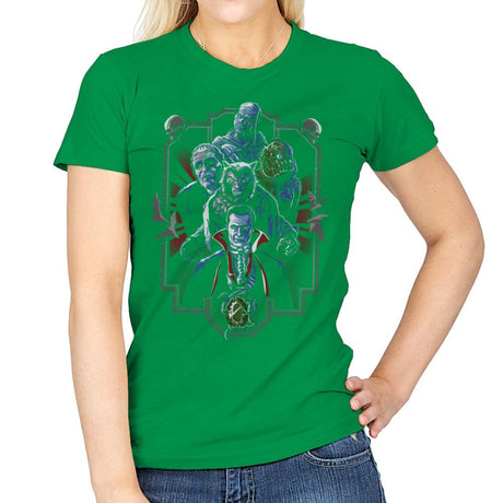 Enter the Monsters - Best Seller - Womens T-Shirts RIPT Apparel Small / Irish Green