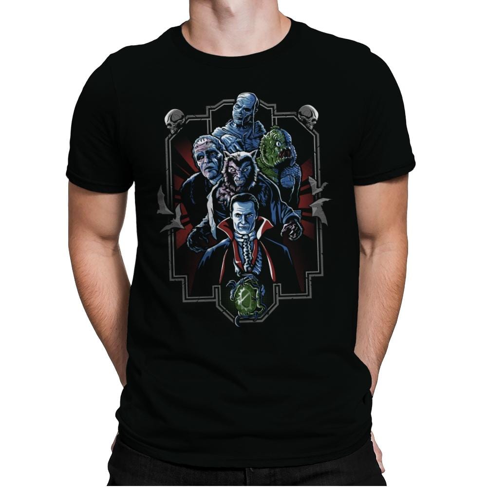 Enter the Monsters - Mens Premium T-Shirts RIPT Apparel Small / Black
