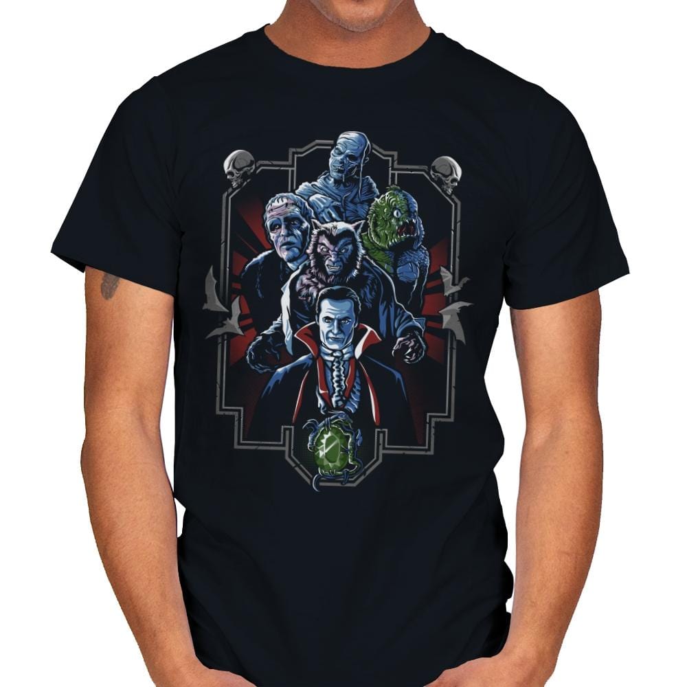 Enter the Monsters - Mens T-Shirts RIPT Apparel Small / Black