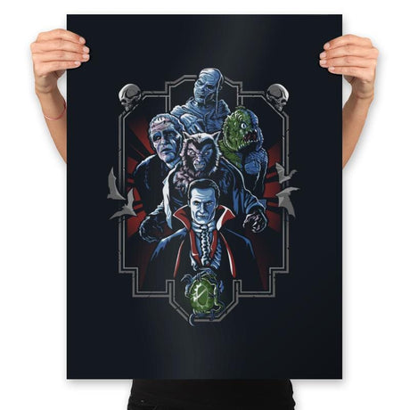 Enter the Monsters - Prints Posters RIPT Apparel 18x24 / Black