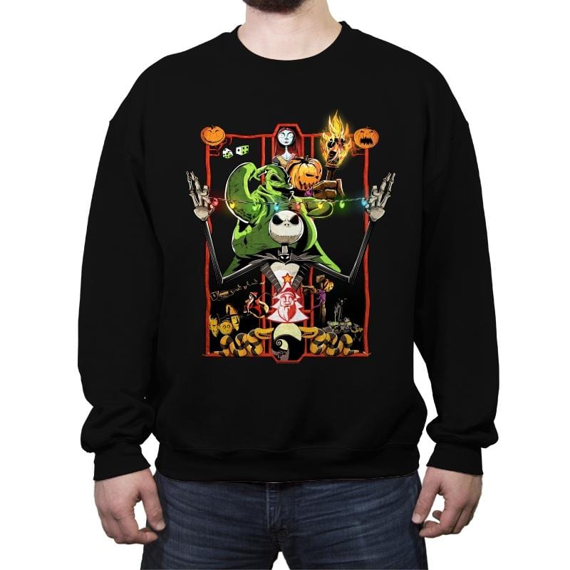 Enter the Nightmare - Best Seller - Crew Neck Sweatshirt Crew Neck Sweatshirt RIPT Apparel Small / Black