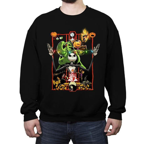 Enter the Nightmare - Best Seller - Crew Neck Sweatshirt Crew Neck Sweatshirt RIPT Apparel Small / Black
