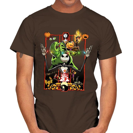 Enter the Nightmare - Best Seller - Mens T-Shirts RIPT Apparel Small / Dark Chocolate