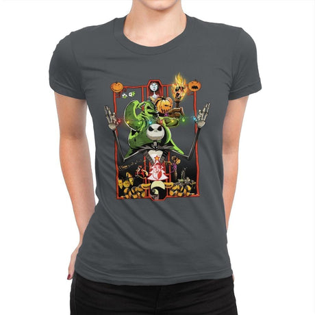 Enter the Nightmare - Best Seller - Womens Premium T-Shirts RIPT Apparel Small / Heavy Metal