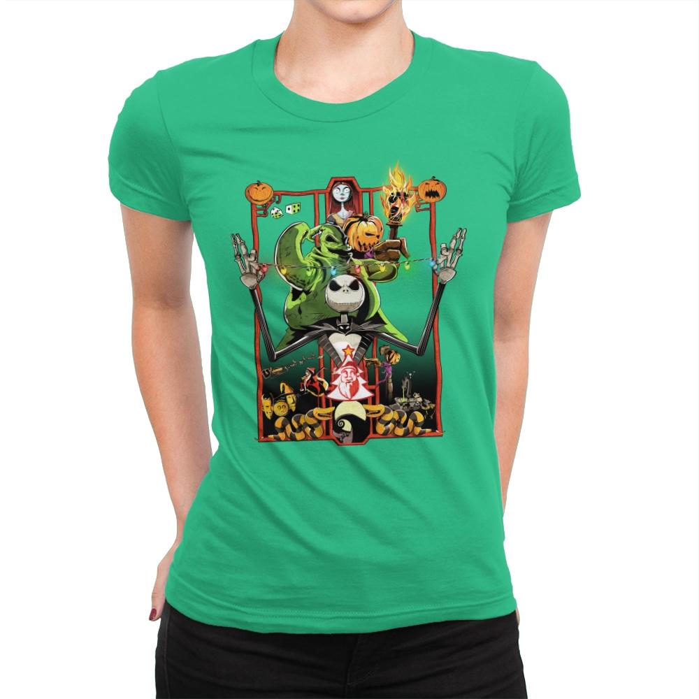 Enter the Nightmare - Best Seller - Womens Premium T-Shirts RIPT Apparel Small / Kelly Green