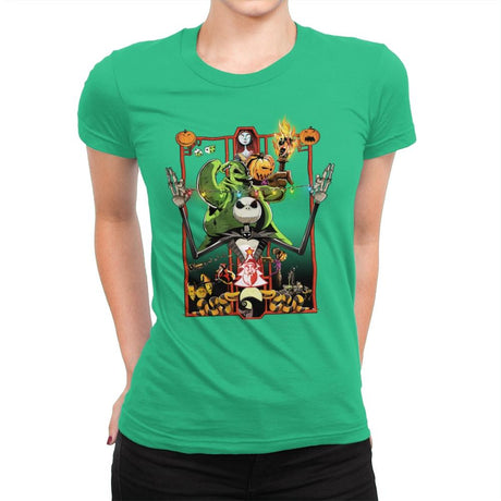 Enter the Nightmare - Best Seller - Womens Premium T-Shirts RIPT Apparel Small / Kelly Green
