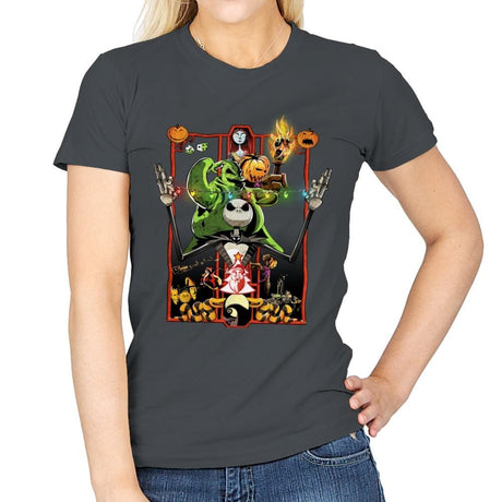Enter the Nightmare - Best Seller - Womens T-Shirts RIPT Apparel Small / Charcoal