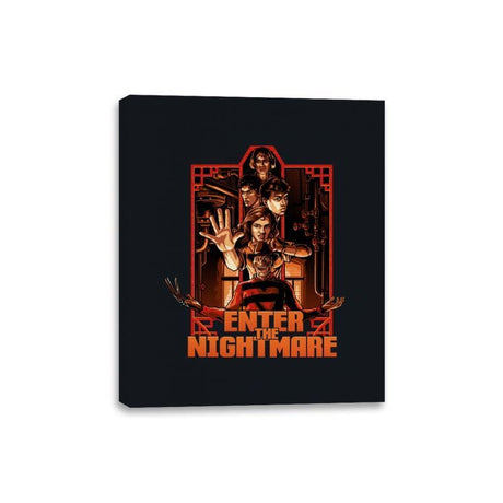 Enter the Nightmare - Canvas Wraps Canvas Wraps RIPT Apparel 8x10 / Black