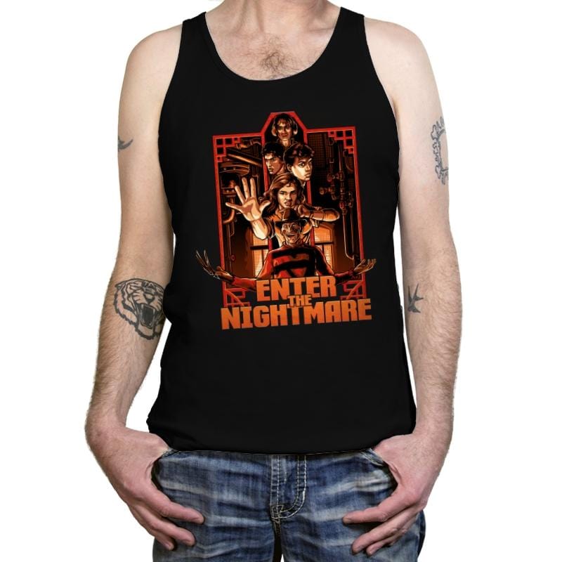 Enter the Nightmare - Tanktop Tanktop RIPT Apparel X-Small / Black