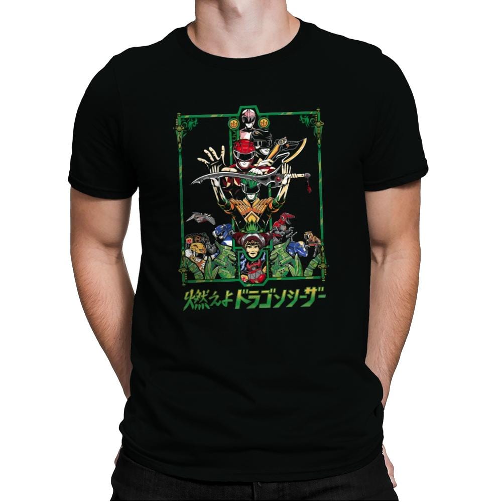 Enter The Rangers - Mens Premium T-Shirts RIPT Apparel Small / Black