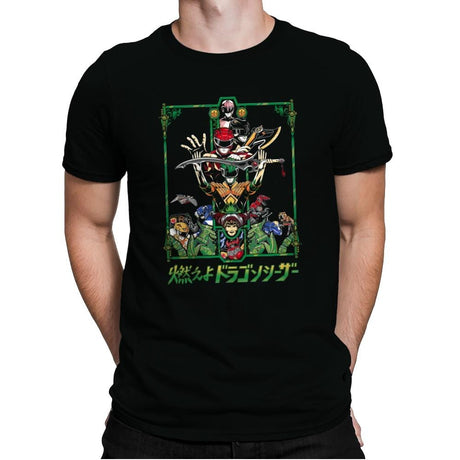 Enter The Rangers - Mens Premium T-Shirts RIPT Apparel Small / Black