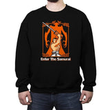 Enter the Samurai - Crew Neck Sweatshirt Crew Neck Sweatshirt RIPT Apparel Small / Black