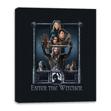 Enter The Witcher - Canvas Wraps Canvas Wraps RIPT Apparel 16x20 / Black