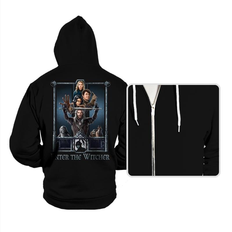 Enter The Witcher - Hoodies Hoodies RIPT Apparel Small / Black