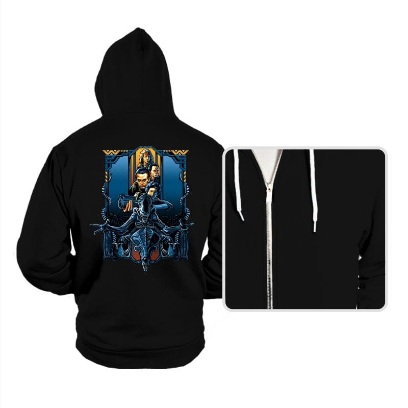 Enter the Xenos - Hoodies Hoodies RIPT Apparel Small / Black