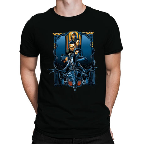 Enter the Xenos - Mens Premium T-Shirts RIPT Apparel Small / Black