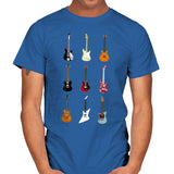Epic Guitars Of Rock - Mens T-Shirts RIPT Apparel Small / Royal