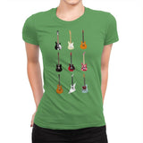 Epic Guitars Of Rock - Womens Premium T-Shirts RIPT Apparel Small / Kelly