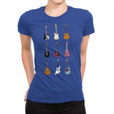 Epic Guitars Of Rock - Womens Premium T-Shirts RIPT Apparel Small / Royal