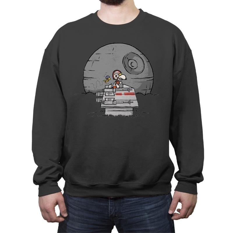 Episode Four Flying Ace - Crew Neck Sweatshirt Crew Neck Sweatshirt RIPT Apparel Small / Charcoal