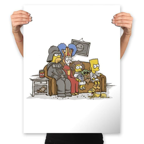 Episode IV A New D'ohpe - Prints Posters RIPT Apparel 18x24 / White