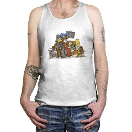 Episode IV A New D'ohpe - Tanktop Tanktop RIPT Apparel X-Small / White