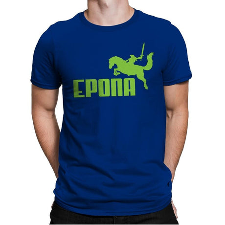 Epona Sports - Mens Premium T-Shirts RIPT Apparel Small / Royal